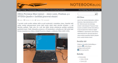 Desktop Screenshot of notebookblog.cz